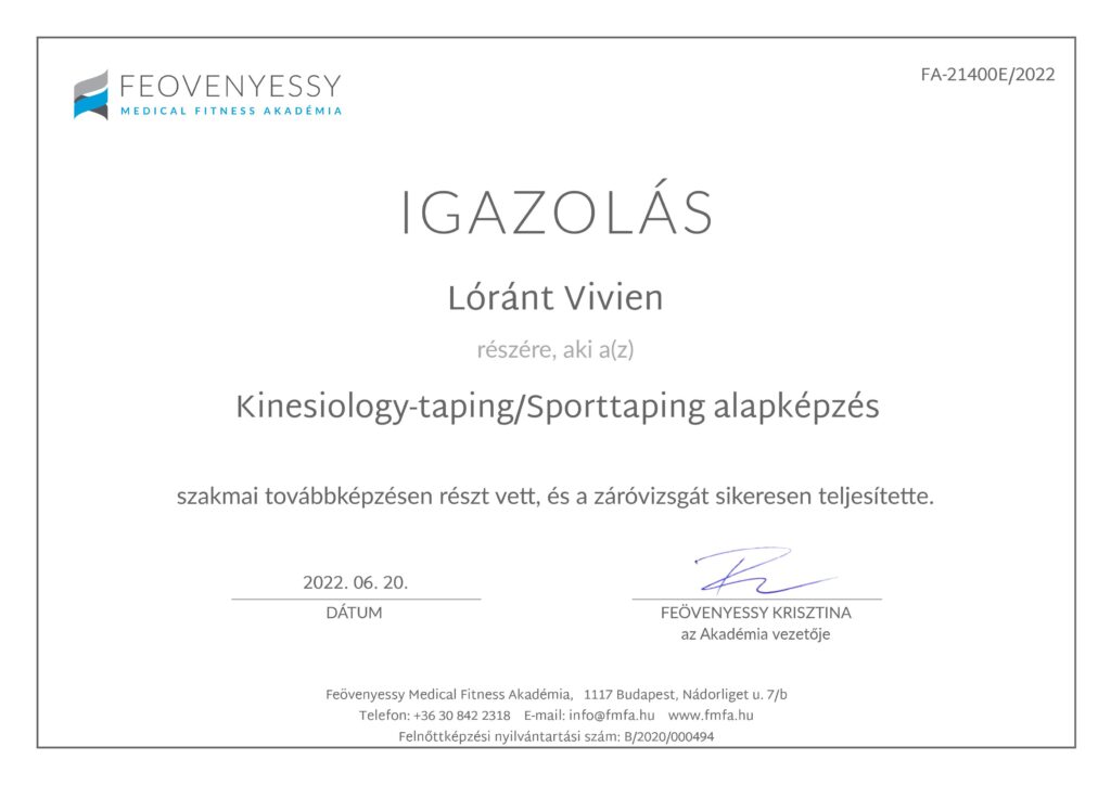 kinesio tapasz